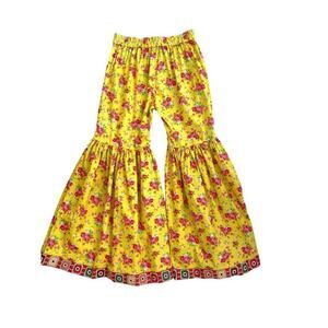9-10 year Sapphire Kids Floral Gharara Pants Cotton